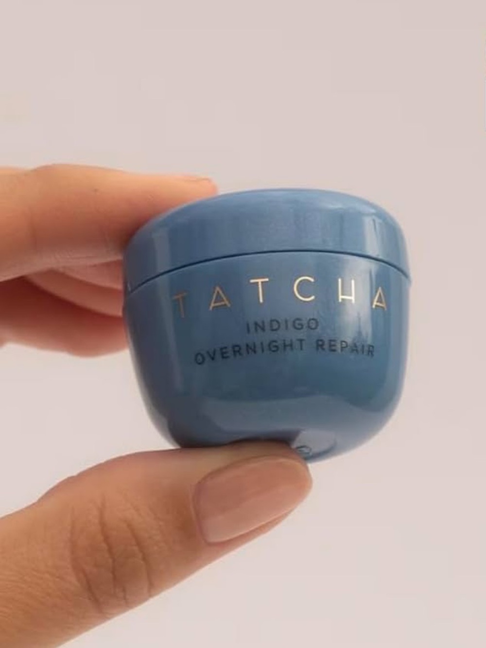 Tatcha Indigo Overnight Repair, Travel-Sized | Mini Redness Reducing 0.5 fl. oz